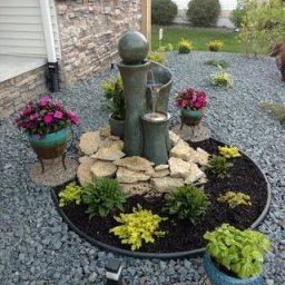 Дачные "водопады" своими руками