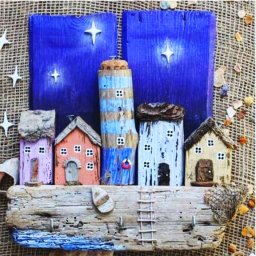 Домики из старых веточек и коряг