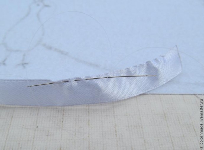 Делаем оригинальный элемент для аппликации "Белый павлин" Делаем оригинальный элемент для аппликации "Белый павлин"