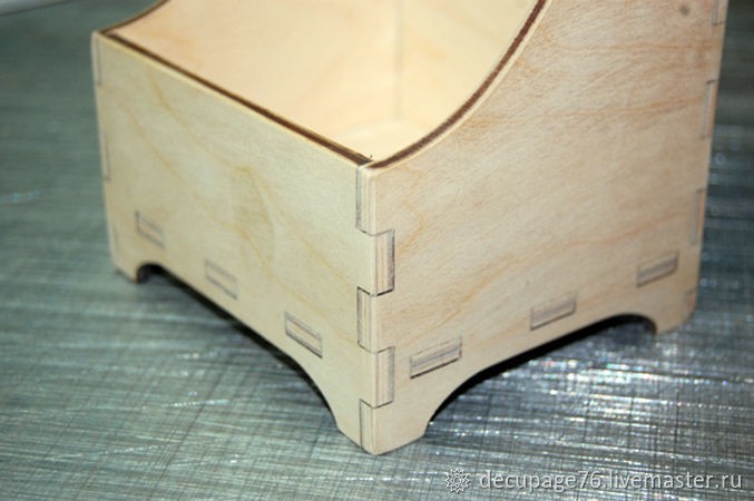 Сборка заготовок для декупажа