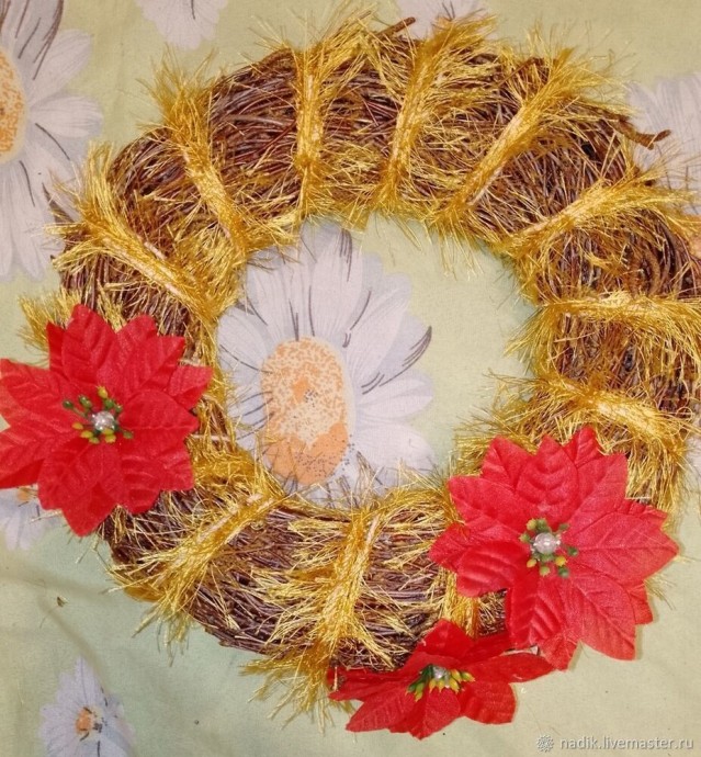 Венок из березовых веток