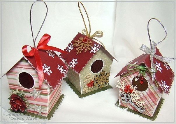 Домик на елку: мастер-класс