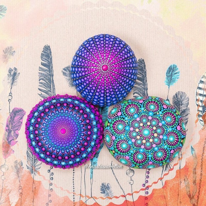 Медитативная красота в точечной росписи Anastasia Helten Медитативная красота в точечной росписи Anastasia Helten