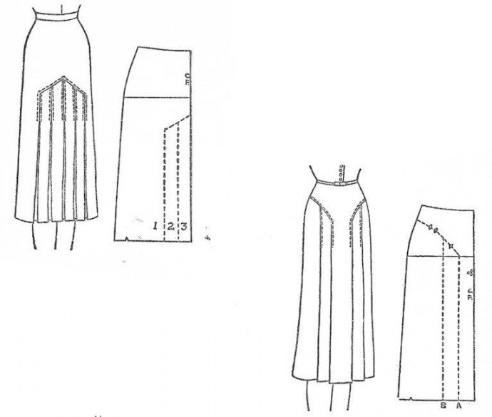 Моделирование юбок со складками: много вариантов