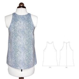 Обработка горловины и проймы с помощью единой обтачки