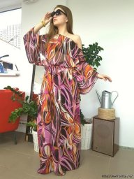 Пляжная туника в пол