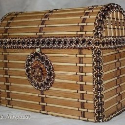 ​Сундук для сокровищ из бамбуковой салфетки