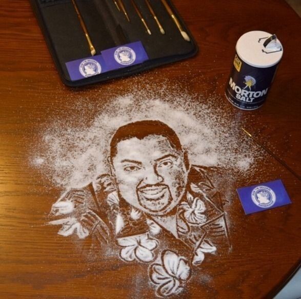 ​Восхитительные рисунки солью