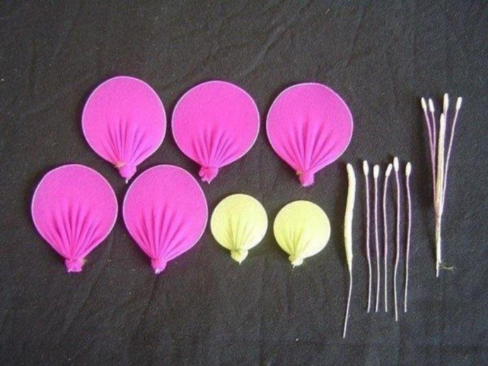 Цвeты из капрона