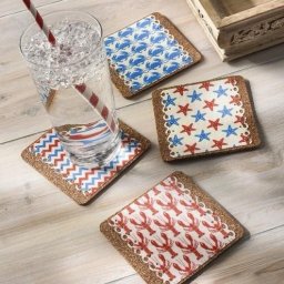 Декупаж подставок под стаканы