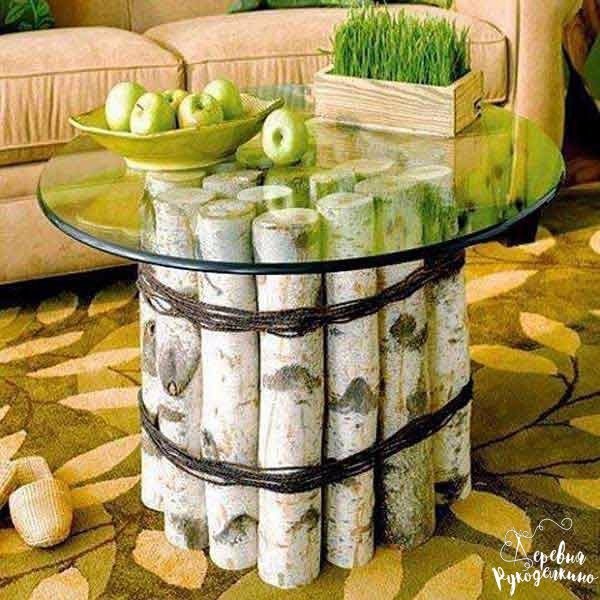 ​Идеи поделок с деревянными колодами для украшения дома