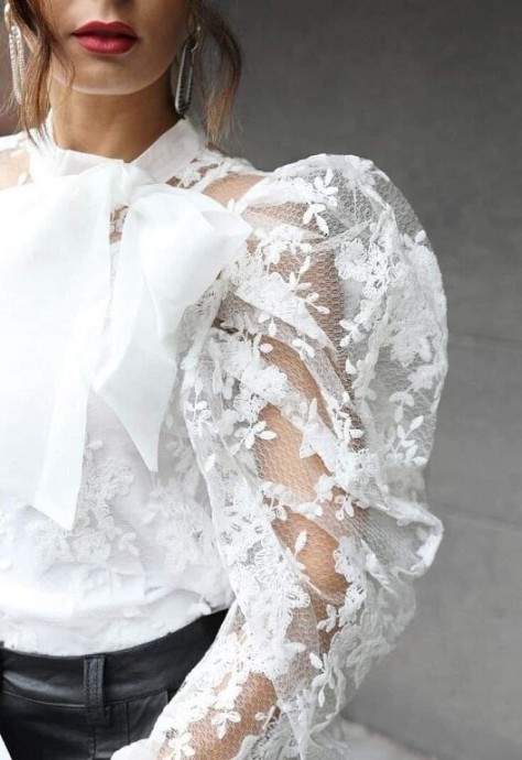 Идеи романтических блуз