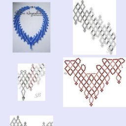 Колье и ожерелье из бисера