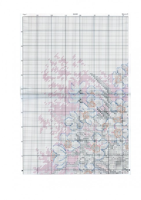 ​Роскошная цветочная вышивка