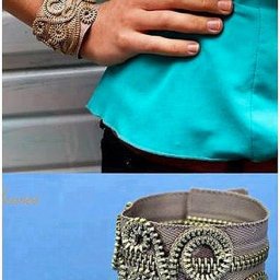 Украшения из молний