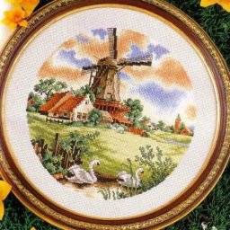 Деревенская мельница