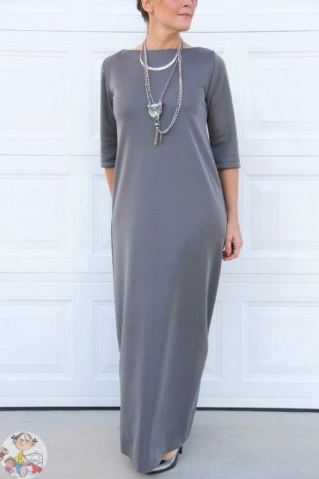 Пошив простого трикотажного платья