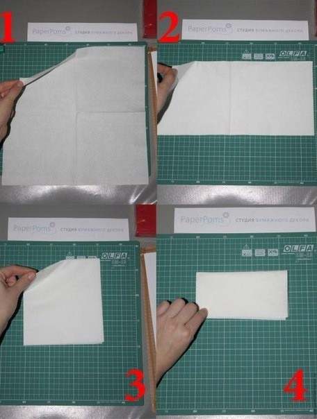 Сердечная композиция из гофрированной бумаги