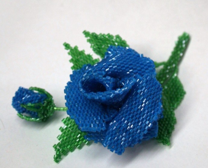 Брошь "Розочка"