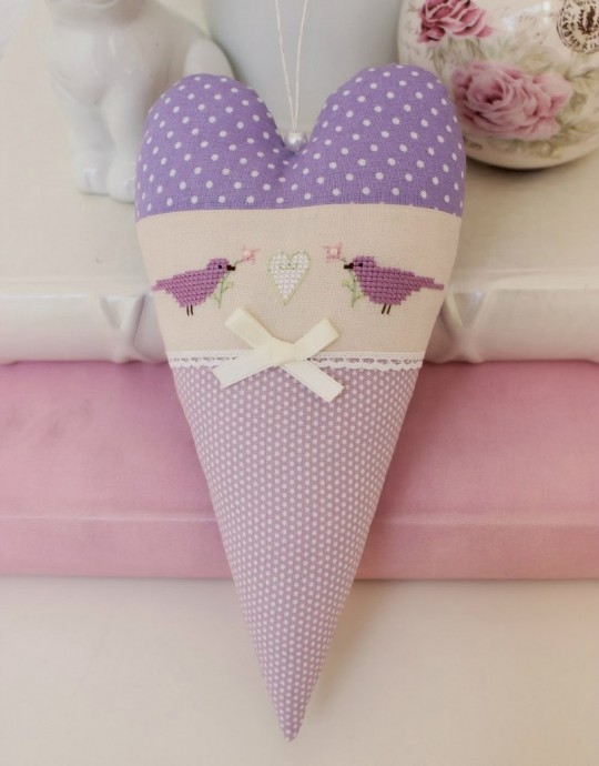 Сердечки в стиле тильда