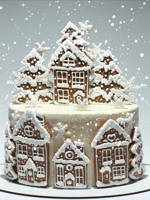 Декор тортов имбирными пряниками: волшебные идеи для вдохновения