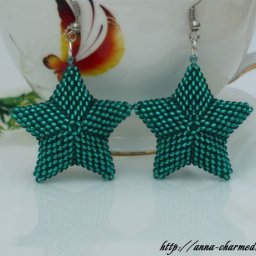 Звездочки из бисера