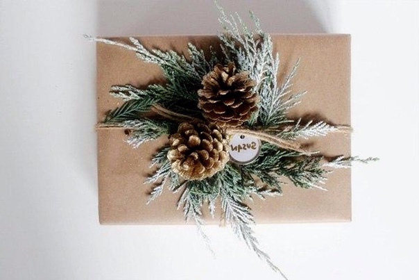 Мастерим новогоднюю упаковку для подарка