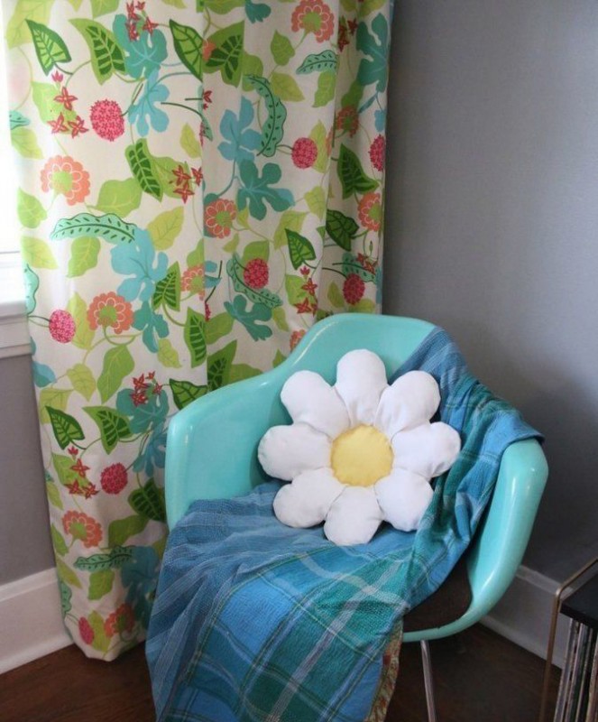 Подушка-ромашка своими руками