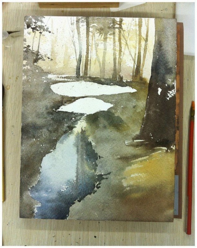 Урок рисования: пейзаж