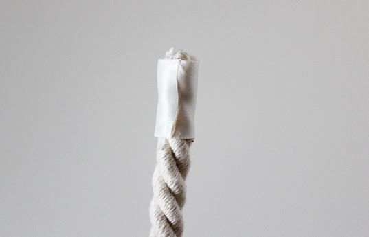 Ваза из бечёвки