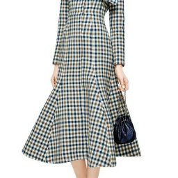 ​Деловые платья в клеточку: идеи моделирования