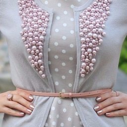 ​Идеи украшения одежды бусинами