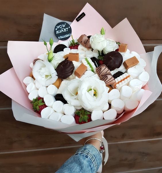 Идеи вкусных букетов