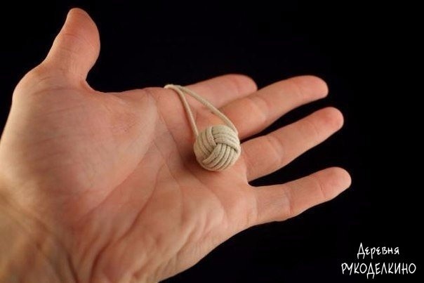 Плетение декоративного узла