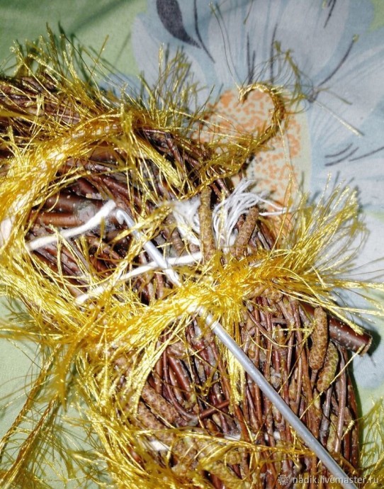 Венок из березовых веток