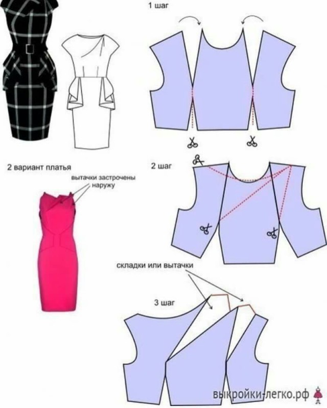 Моделирование лифа платья