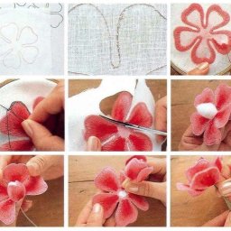 Объёмная вышивка