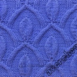 Очень красивый узор на спицах