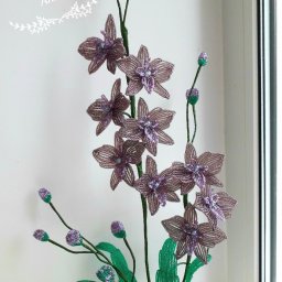 Орхидея из бисера