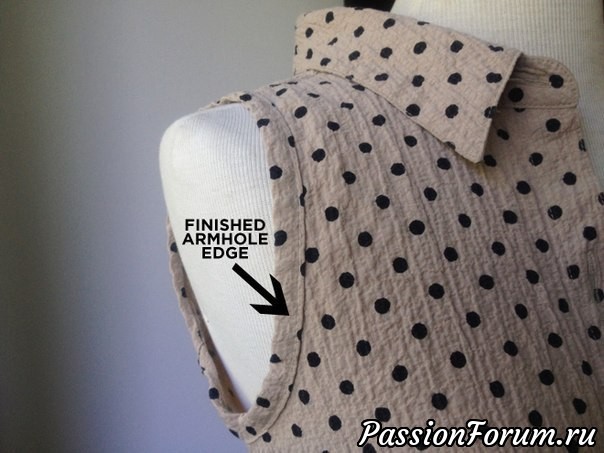 Переделка рубашки в элегантную блузку