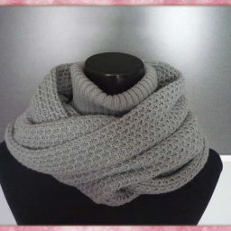 Шарф-капюшон с воротником