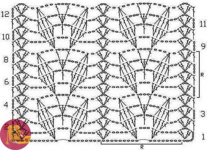 Узоры для палантинов