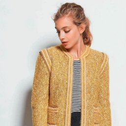 Вязаный жакет делового стиля