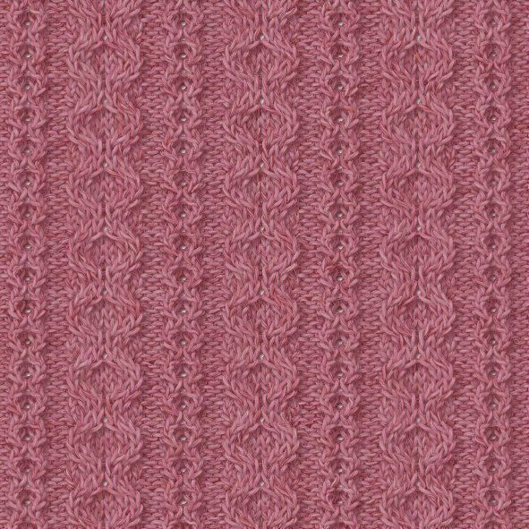 Чудесное сочетание узоров для платья