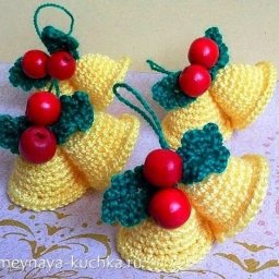 Колокольчики крючком
