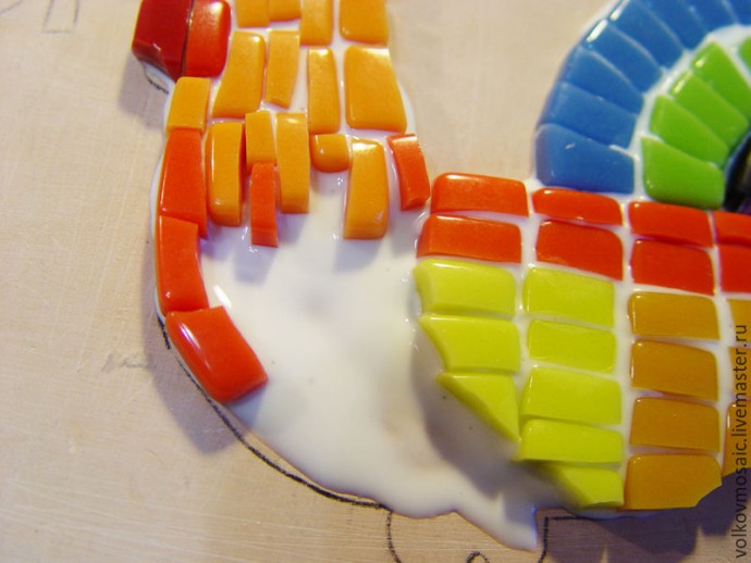 Шкатулка для документов в смешанной технике