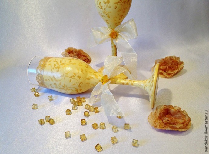 Свадебные бокалы