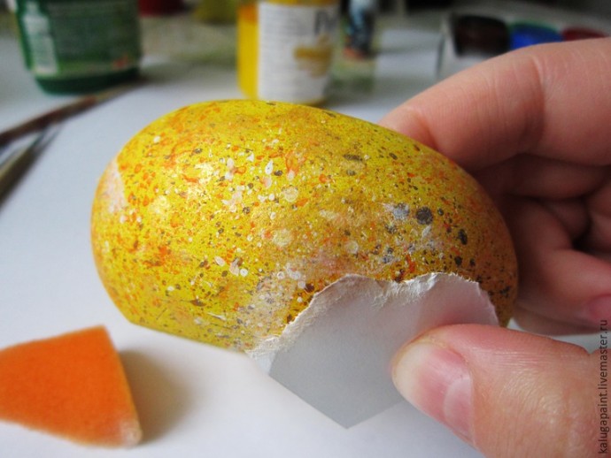 Расписываем шкатулочку с пейзажем и имитацией камня Расписываем шкатулочку с пейзажем и имитацией камня