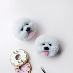 ​Мастер-класс по созданию собачки помпона