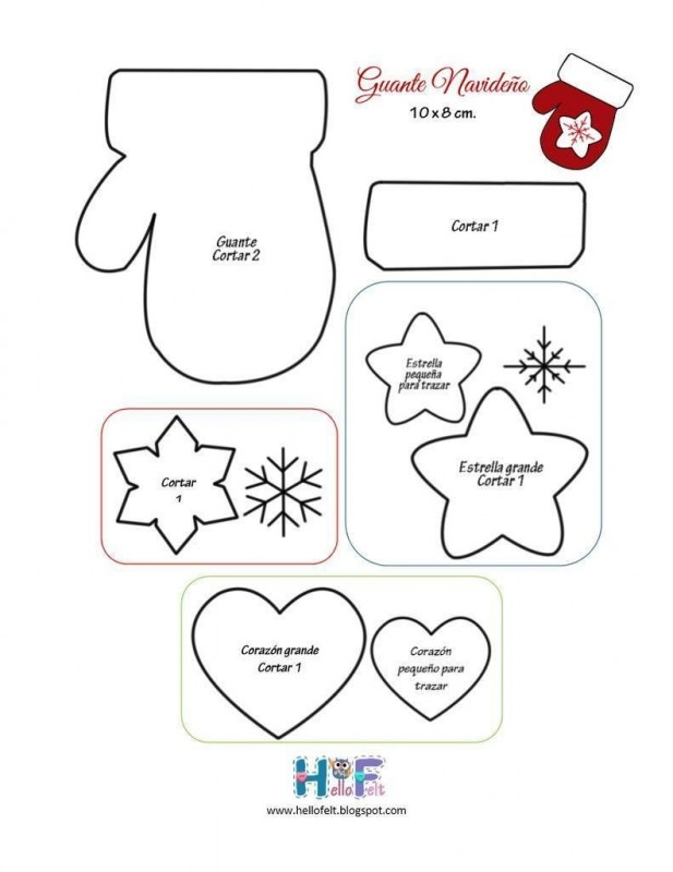 Новогодние рукавички к Рождеству